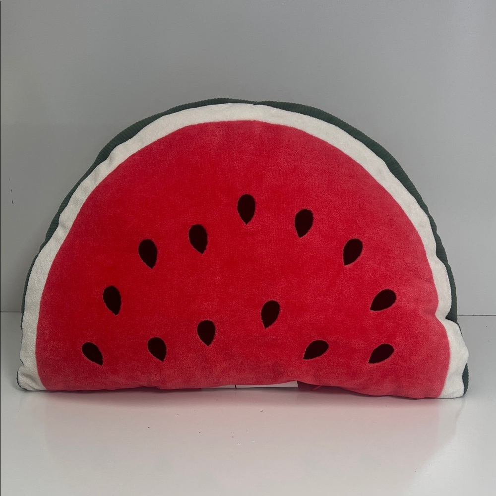Watermelon Slice Plush Pillow